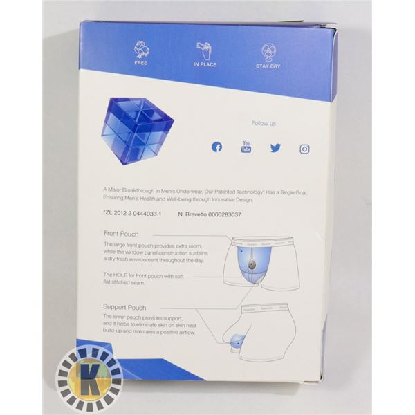 CASE OF 3 SEPARATEC 2 POUCH MENS UNDERWEAR