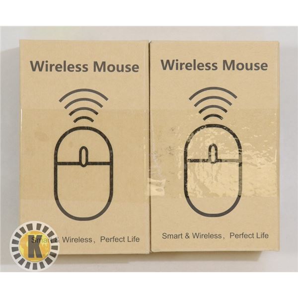 LOT OF TWO WIRELESS MICE