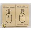 Image 1 : LOT OF TWO WIRELESS MICE