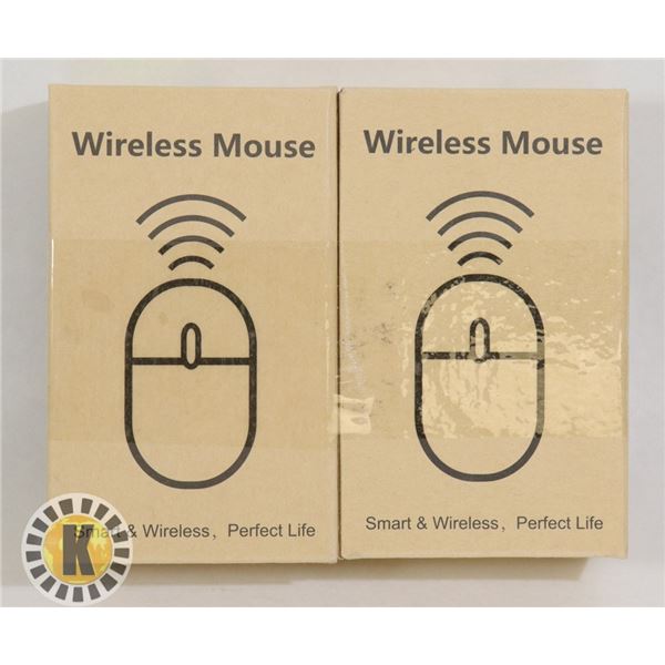LOT OF TWO WIRELESS MICE