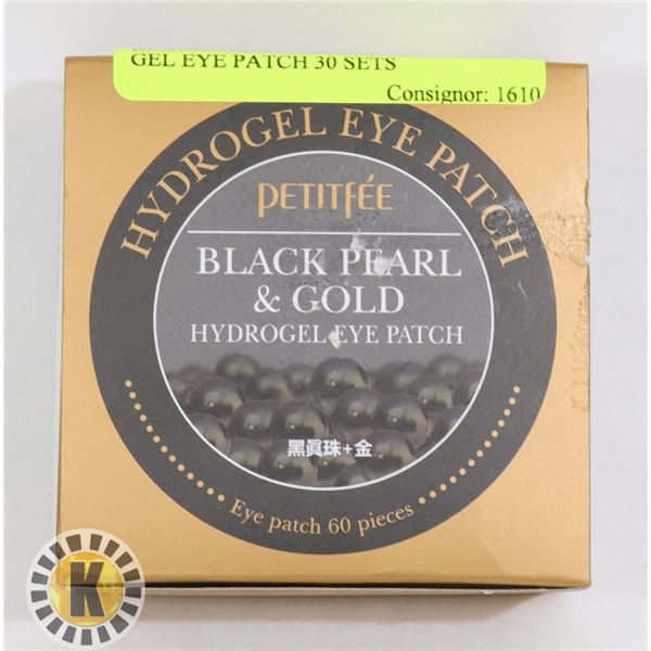 BLACK PEARL AND GOLD HYDRO GEL EYE PATCH 30 SETS