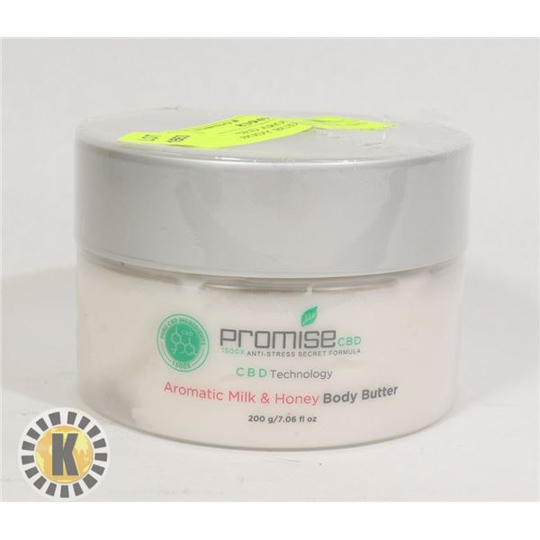 CBD INFUSED AROMATIC MILK AND HONEY BODY BUTTER