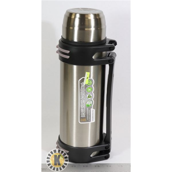 STAINLESS STEEL HOT/ COLD TRAVEL CONTAINER