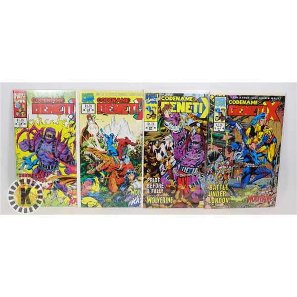 MARVEL COMICS GENETIX / WOLVERINE FULL SET 1-4