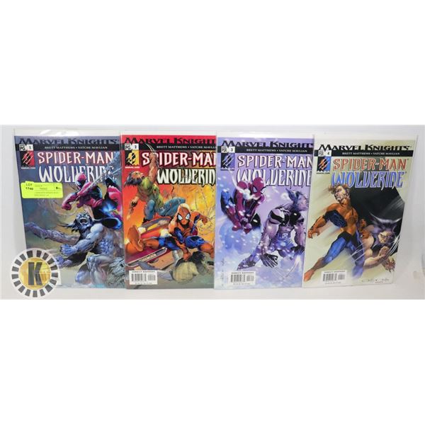 MARVEL KNIGHTS SPIDER-MAN / WOLVERINE ISSUE 1-4