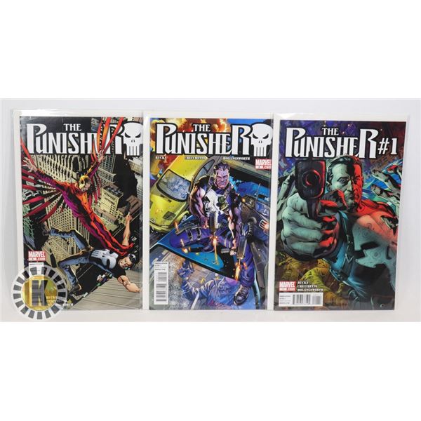 MARVEL THE PUNISHER ISSUES 1-3