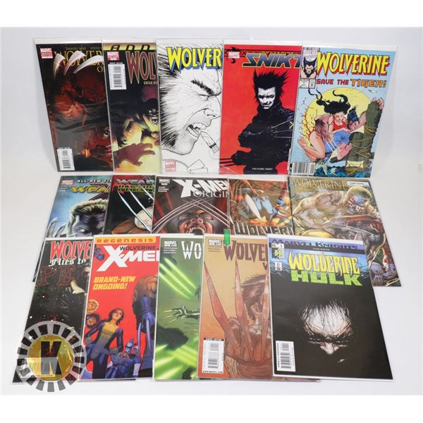 MARVEL COMICS LOT OF 15 WOLVERINE #1 ISSUES