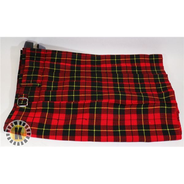 SCOTTISH HIGHLAND KILT, WAIST 36-42