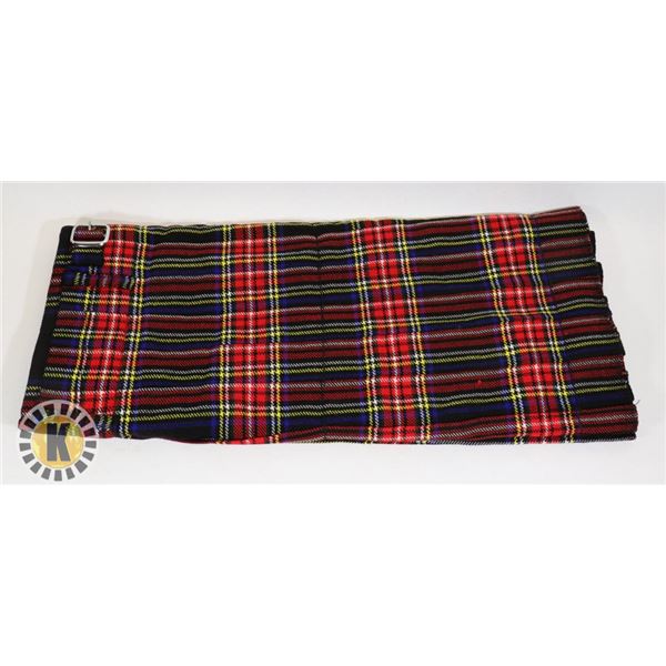 SCOTTISH HIGHLAND KILT, WAIST 28-34
