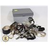 Image 1 : ESTATE BOX OF WATCHES FOR PARTS OR REPAIR