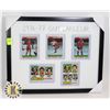 Image 1 : GUY LAFLEUR 5 FRAMED HOCKEY CARD SET