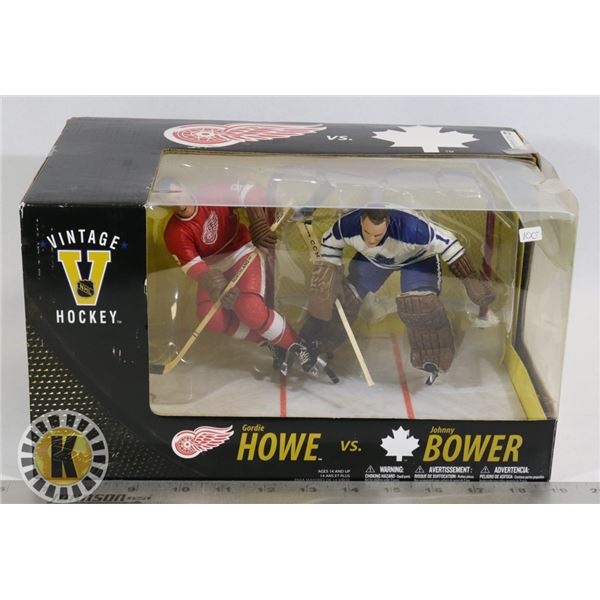 MCRAFLANE TOYS GORDIE HOWE VS JONNY BOWER