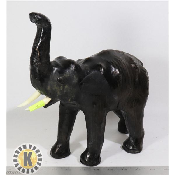 HANDCRAFTED LEATHER ELEPHANT