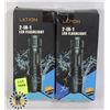 Image 1 : TWO LETION 2 IN 1 LED UV FLASHLIGHTS
