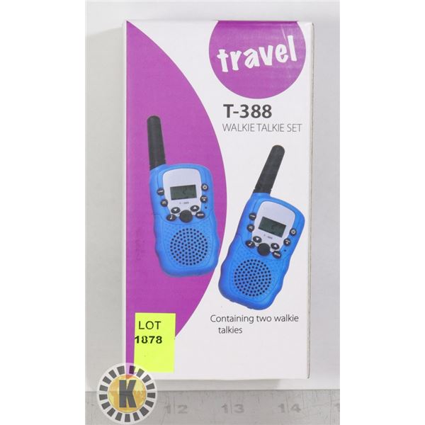 TRAVEL KIDS WALKIE TALKIE SET