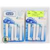 Image 1 : 8 GENERIC ORAL-B VITALITY REFILLS, SOFT BRISTLES