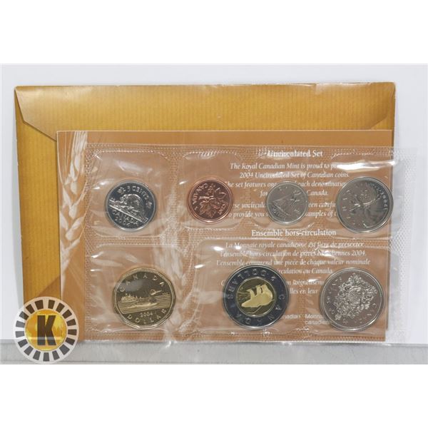 2004 ORIGINAL RCM PROOF-LIKE COIN SET