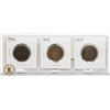 Image 1 : 3-EDWARDIAN CANADIAN LARGE CENT COINS 1902-1904