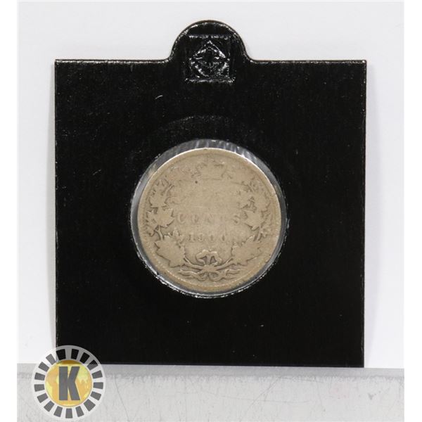 1900 VICTORIAN CANADIAN SILVER 25 CENT