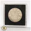 Image 1 : 1909 EDWARDIAN CANADIAN SILVER 50 CENT COIN