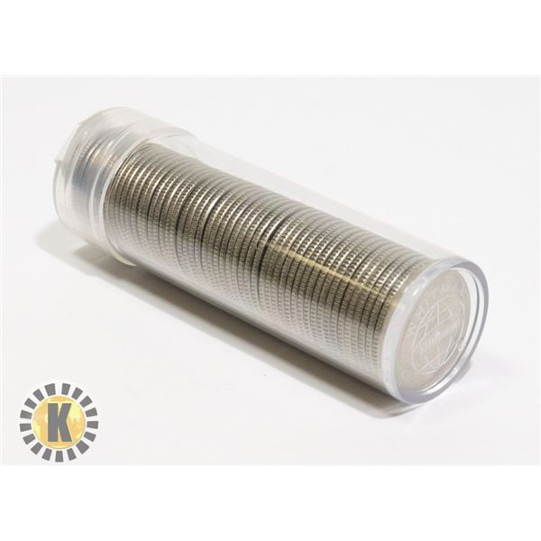 1970 LOW MINTAGE ROLL OF CANADIAN 10 CENT COINS