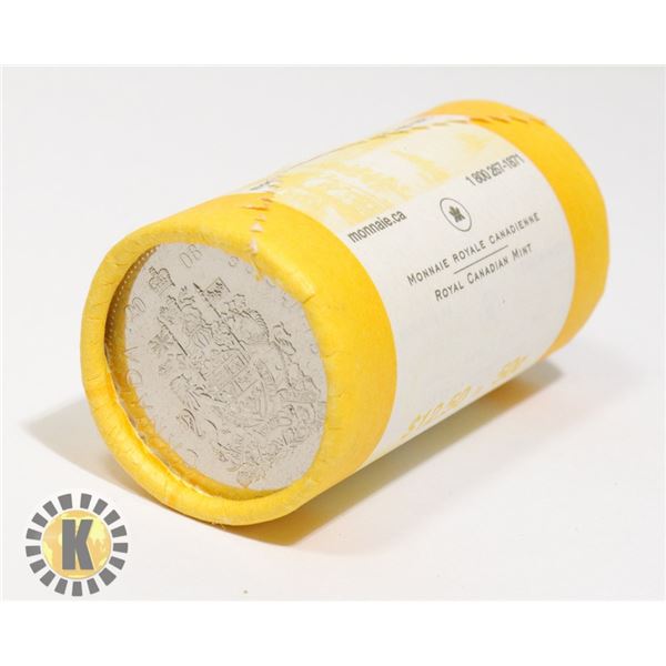 2008 SPECIAL MINT WRAP ROLL CANADIAN 50 CENT COINS