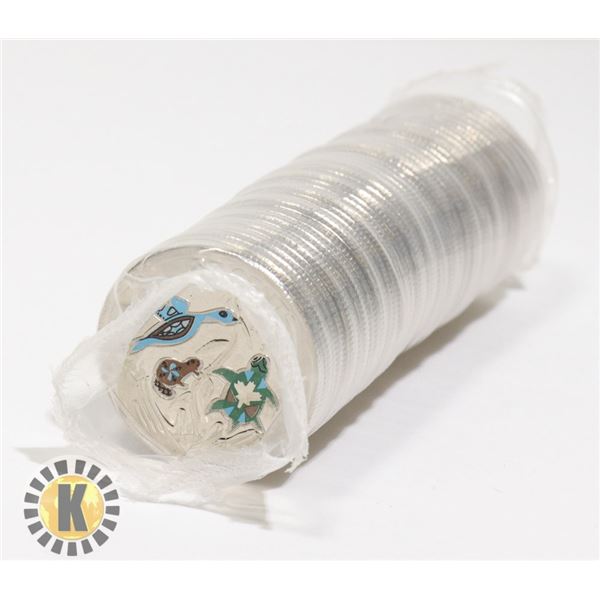 2017 COMMEMORATIVE ROLL OF 25 CENT COINS