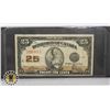 Image 1 : 1923 25C SHINPLASTER MCCAVOUR #DC-24C