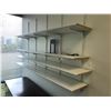Image 1 : LOT OF WHITE WALL MOUNTED SHELVING