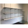 Image 2 : LOT OF WHITE WALL MOUNTED SHELVING