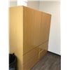 Image 1 : 2 MAPLE 6' LATERAL FILE CLOSED DOOR STORAGE UNITS