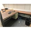 Image 1 : 4 OFFICE DESKS, 2 PARTITIONS AND A 2 DRAWER LATERAL FILE CABINET