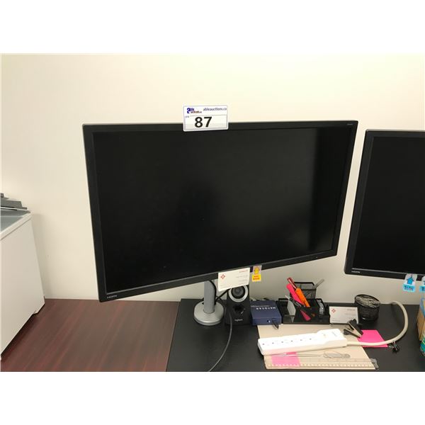 BENQ 28" LCD MONITOR AND MONITOR STAND