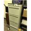 Image 1 : 2 BEIGE 4 DRW. LEGAL VERTICAL FILE CABINETS AND CABLE CONTENTS
