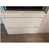 Image 1 : GREY 2 DRAWER LATERAL FILE CABINET