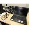 Image 1 : DELL I7, 17" NOTEBOOK COMPUTER WITH LOGI SPEAKERS,  A FIFINE PORTABLE MICROPHONE WITH NO HARD DRIVE