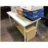 Image 3 : FOUR 5' AND ONE 4' UTILITY TABLES