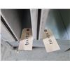 Image 3 : PAIR OF ALUMINUM FRAME AND GLASS COMMERCIAL DOUBLE DOORS 35" X 83.5"