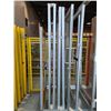 Image 2 : PAIR OF ALUMINUM FRAME (NO GLASS) COMMERCIAL DOUBLE DOORS WITH PANIC BAR  35" X 83"
