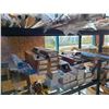 Image 2 : SHELF OF ASSORTED COMMERCIAL DOOR HANDLES INCLUDING, STAINLESS STEEL HANDLES, PANIC PUSH BARS AND