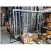 Image 2 : 2 PIECE LATERAL MOVING METAL MESH GATE L7.5' X H6'
