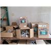 Image 2 : 2 SHELVES, APPROXIMATELY 18 BOXES OF SELF ADHERING MILD STEEL INSULATION HANGERS WITH WASHERS