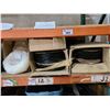 Image 2 : 3 SHELVES OF ASSORTED COMMERCIAL DOOR WEATHER PROOF STRIPPING, GASKET STRIPPING, MOBILE COIL CART