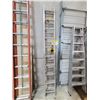 Image 1 : FEATHER LITE 20' ALUMINUM EXTENSION LADDER