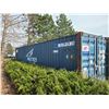 Image 2 : 40' SEA CONTAINER WITH BARN DOORS, BLUE