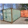 Image 2 : 40' SEA CONTAINER WITH BARN DOORS, GREEN