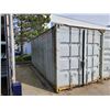Image 2 : 20' SEA CONTAINER WITH BARN DOORS, GREY