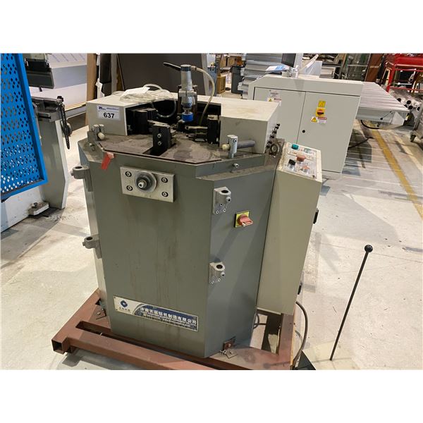 JINAN TIANCHEN LMB120 CORNER COMBINING MACHINE WITH FOOT CONTROL