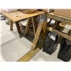 Image 2 : LOT OF WOODEN SAW HORSES