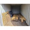 Image 1 : LARGE LOT OF WOOD, INSIDE CONTAINER